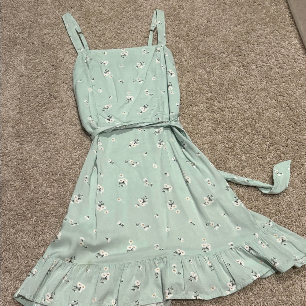 Hollister Green Mini Dress